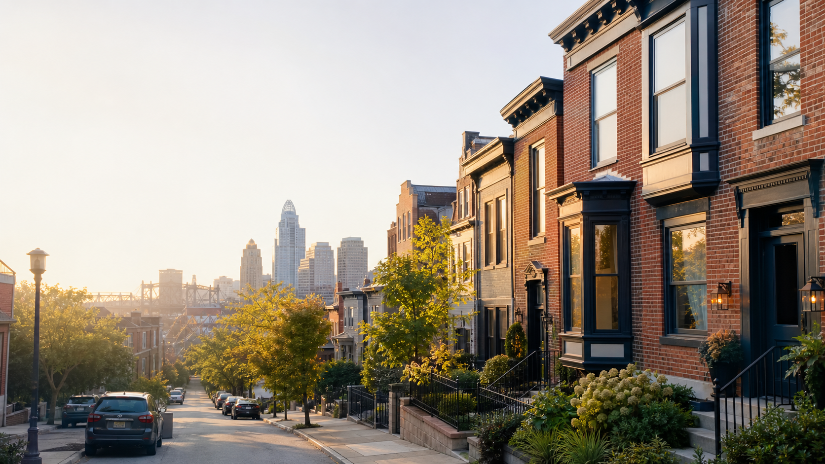 Cincinnati neighborhood homes representing local property management